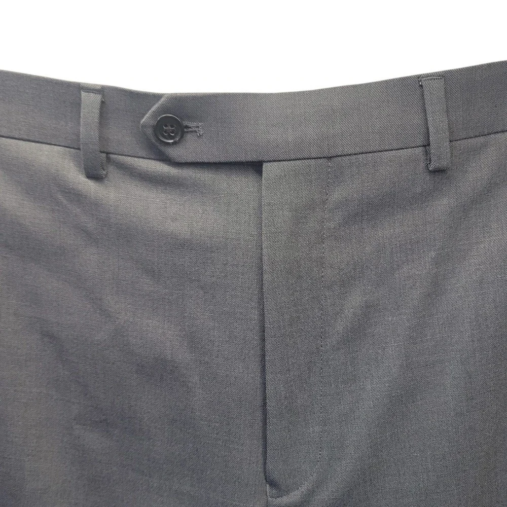 Lauren Ralph‎ Lauren Ultraflex Mens Dress Pants 38x32 Med Grey Classic Fit I691